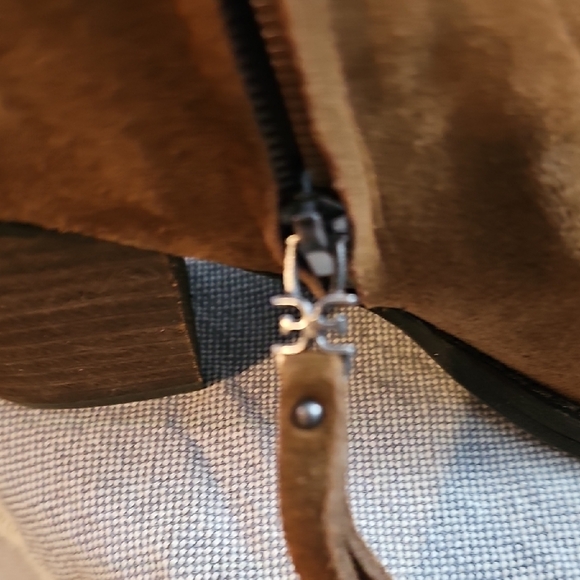 Sam Edelman Chocolate Suede Ankle Boots - Picture 2 of 5